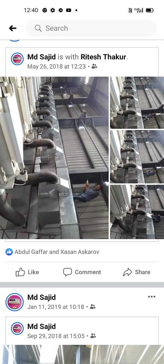 Coating Line Square Ducting